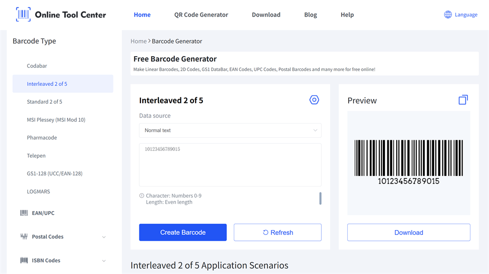 barcode generatie