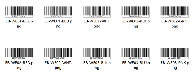 bulk barcode generatie