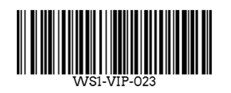 Barcode van het evenement badge