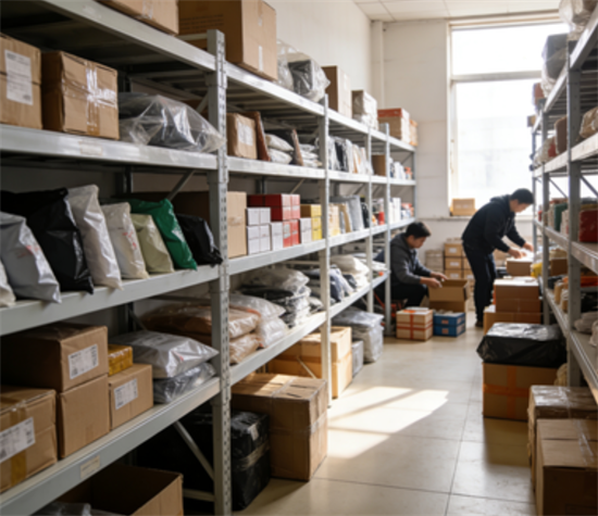 product retourneert in het magazijn