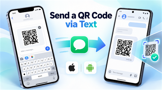 QR-code per tekst verzenden