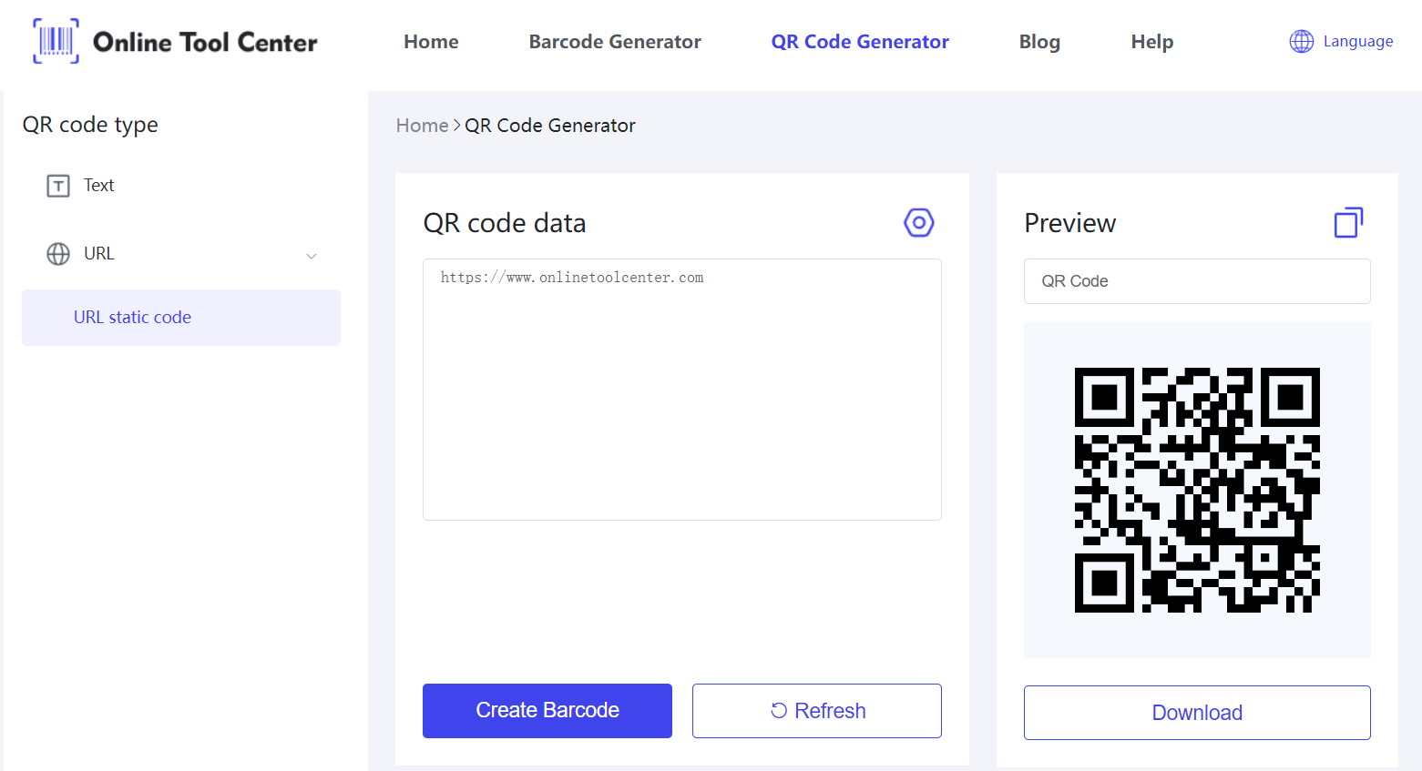 een statische qr code generator.png