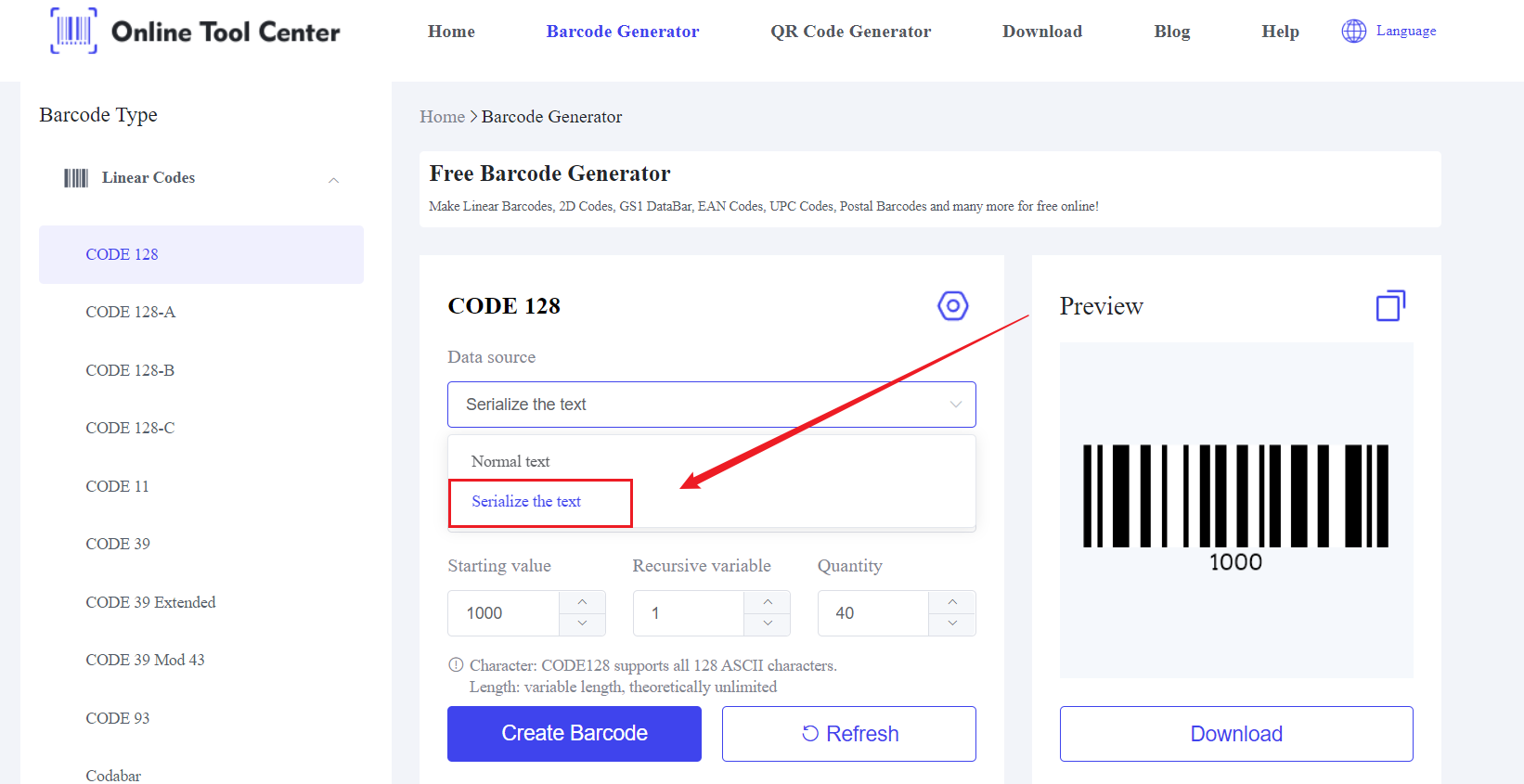 Gratis bulk barcode generator code 128.png