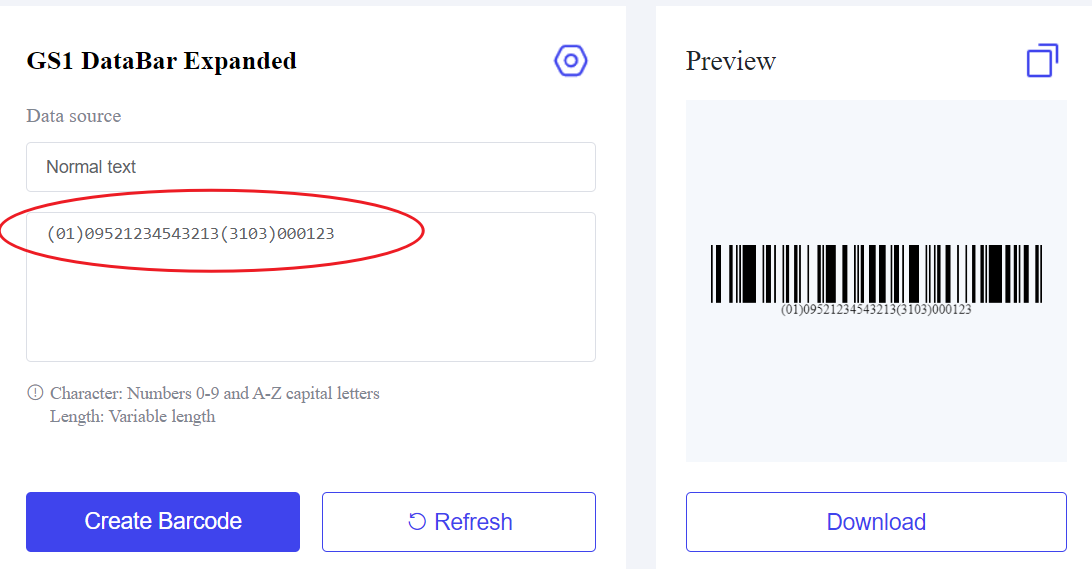 prijs ingebedde barcode generator.png