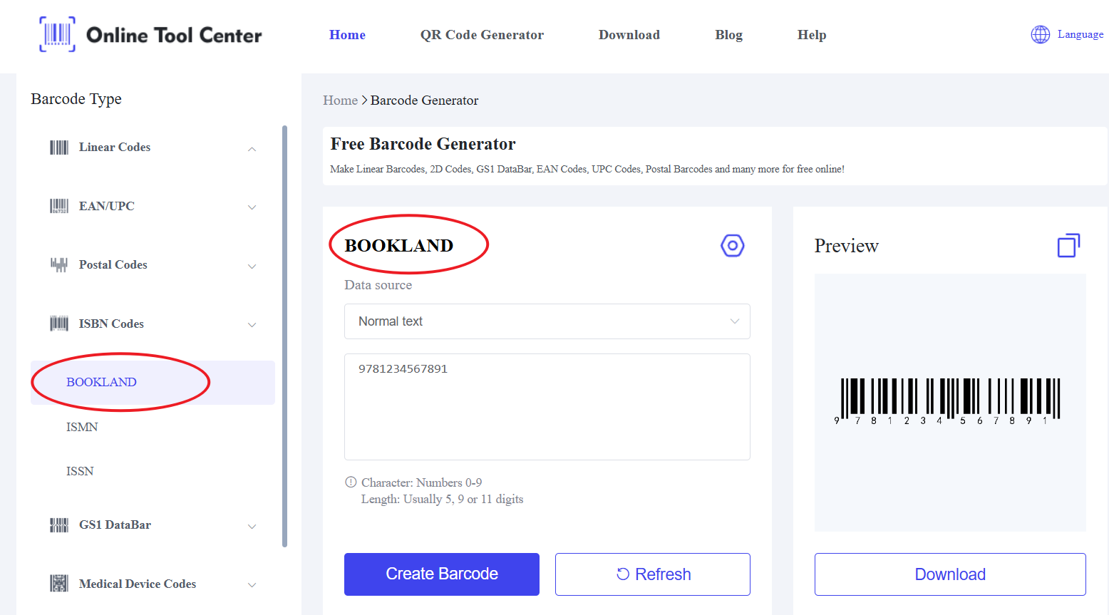 ISBN-barcodegenerator