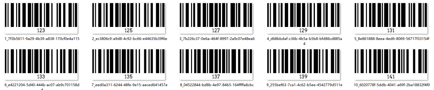 serienummer barcode maken