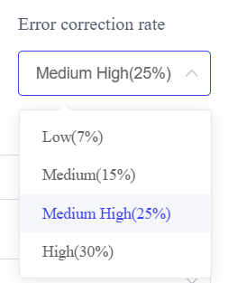 rror correctiepercentage