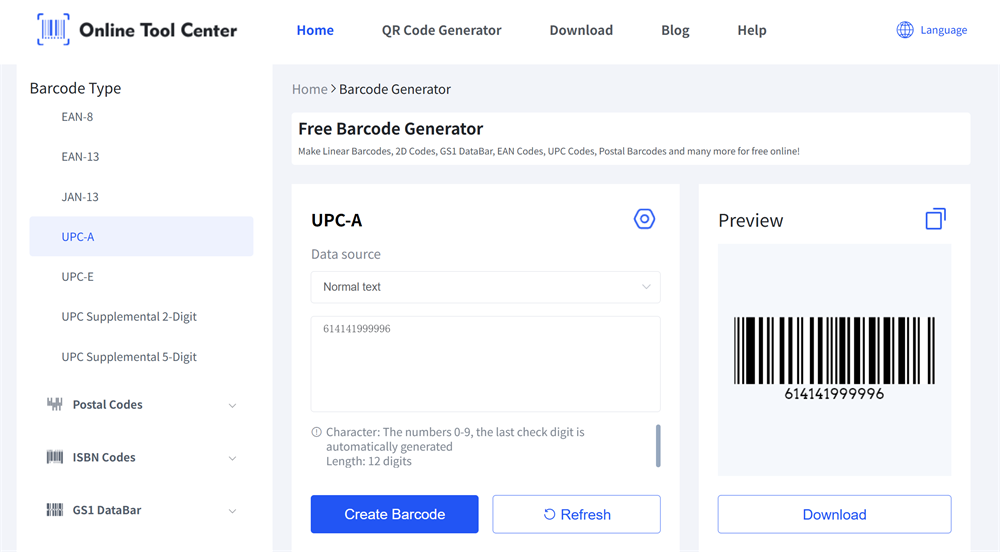 barcode eraat maken