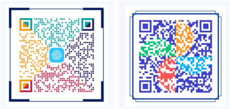 aangepaste qr code