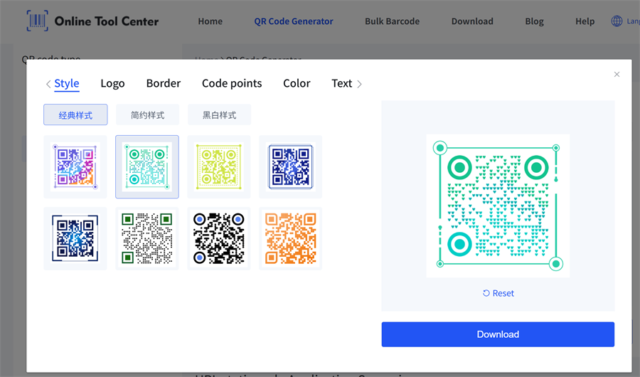 aangepaste statische qr code maken