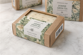 handmade soap with barcodes handgemaakte zeep met barcodes