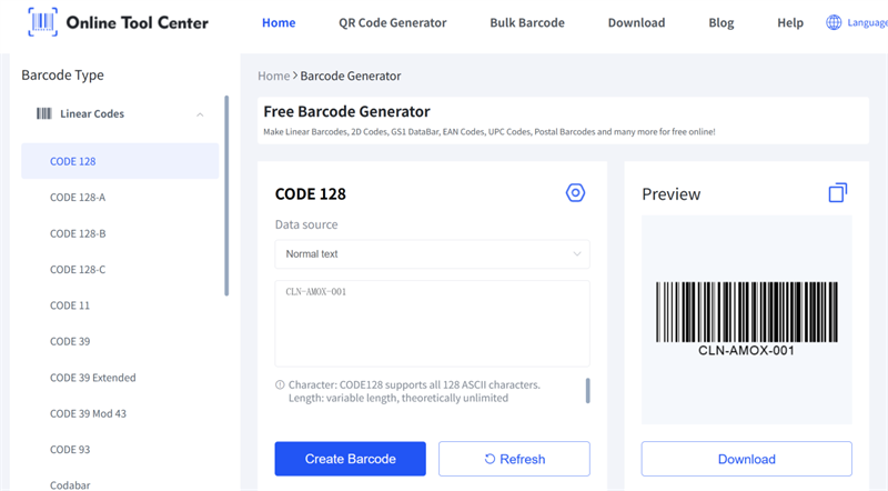 erate code 128 code for medical comsumable erate code 128 code voor medisch comsumable