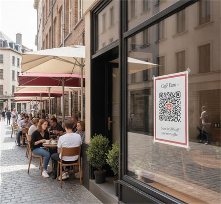 oster met qr code