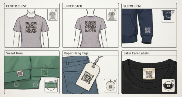 qr code on clothi qr code op kleding