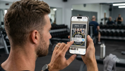 Scan een QR Code op iPhone