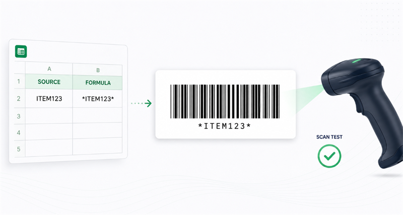 gratis barcode 39 gebruiken in excel