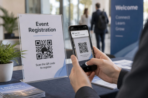 QR Code for Registratio QR-code voor registratie