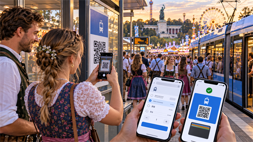 qr code scannen voor ticket